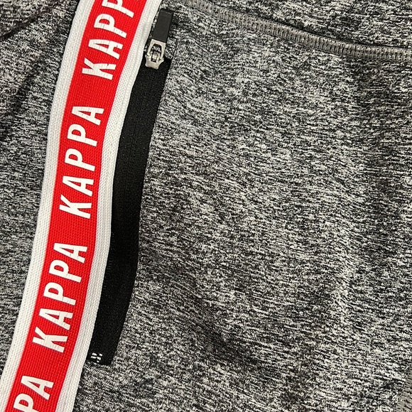 Kappa Womens Kappa Track Pants Side Stripe White and Red - Picture 7 of 8